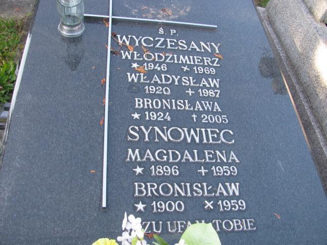 Włodzimierz Wyczesany 1946 Brzesko - Grobonet - Wyszukiwarka osób pochowanych