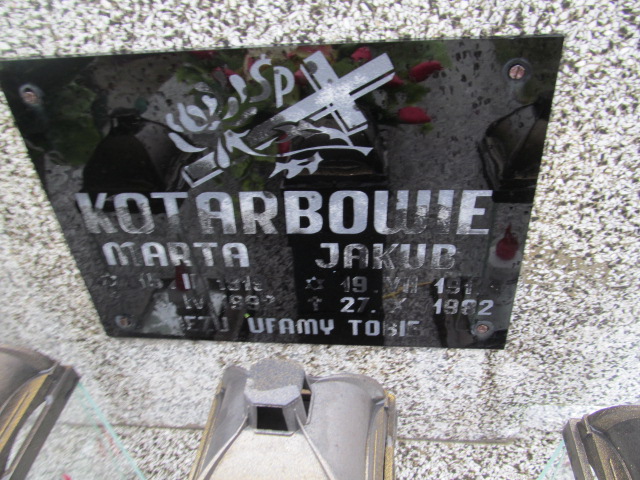 Jakub Kotarba 1912 Brzesko - Grobonet - Wyszukiwarka osób pochowanych