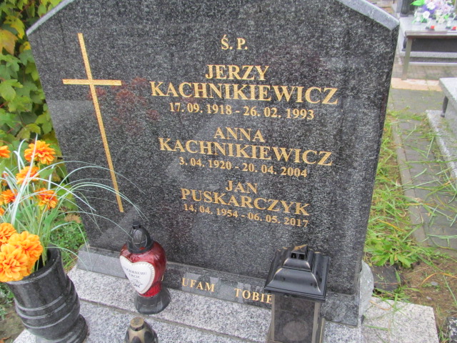 Jerzy Kachnikiewicz 1918 Brzesko - Grobonet - Wyszukiwarka osób pochowanych