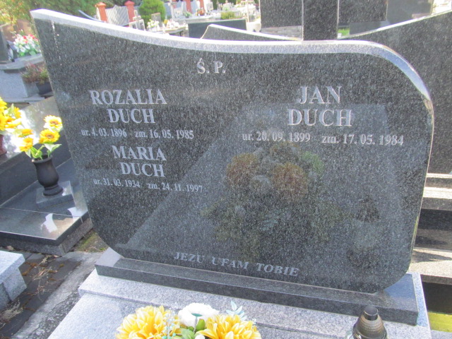 Rozalia Duch 1896 Brzesko - Grobonet - Wyszukiwarka osób pochowanych