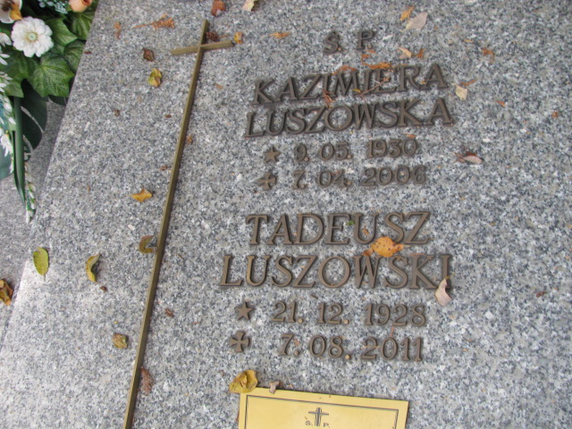 Tadeusz Luszowski 1928 Brzesko - Grobonet - Wyszukiwarka osób pochowanych