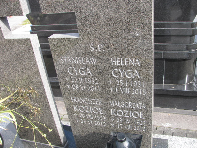 Stanisław Cyga 1932 Brzesko - Grobonet - Wyszukiwarka osób pochowanych