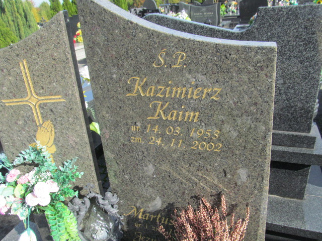 Marta Kaim 1983 Brzesko - Grobonet - Wyszukiwarka osób pochowanych