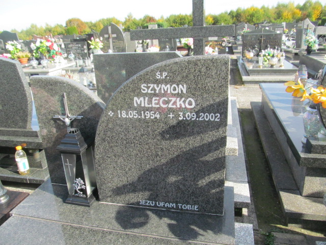 Szymon Mleczko 1954 Brzesko - Grobonet - Wyszukiwarka osób pochowanych