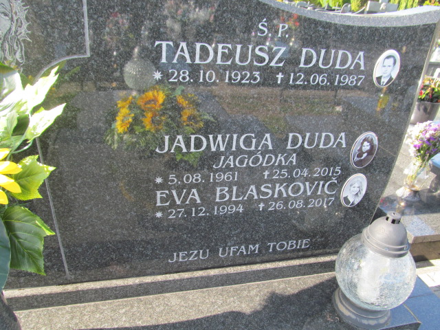 Jadwiga Duda 1961 Brzesko - Grobonet - Wyszukiwarka osób pochowanych