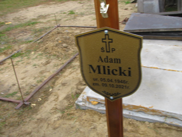 Adam Mlicki 1946 Brzesko - Grobonet - Wyszukiwarka osób pochowanych
