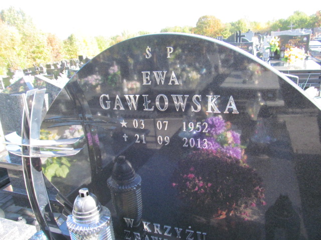 Ewa Gawłowska 1952 Brzesko - Grobonet - Wyszukiwarka osób pochowanych