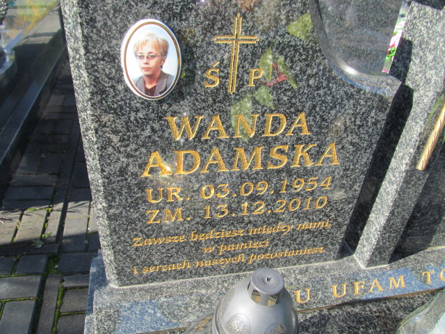 Wanda Adamska 1954 Brzesko - Grobonet - Wyszukiwarka osób pochowanych