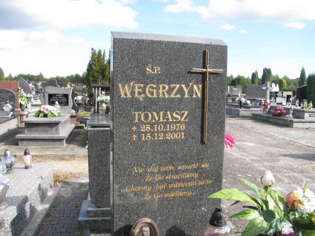 Tomasz Węgrzyn 1976 Brzesko - Grobonet - Wyszukiwarka osób pochowanych