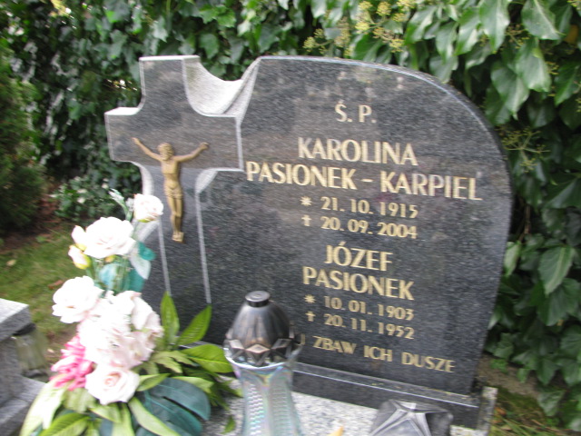 Karolina Pasionek - Karpiel 1915 Brzesko - Grobonet - Wyszukiwarka osób pochowanych