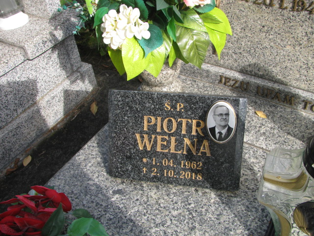 Piotr Wełna 1962 Brzesko - Grobonet - Wyszukiwarka osób pochowanych