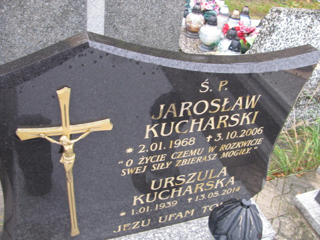 Jarosław Kucharski 1968 Brzesko - Grobonet - Wyszukiwarka osób pochowanych